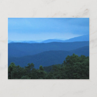 Cartão Postal Montanhas Blue Ridge