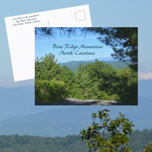 Cartão Postal Montanhas Blue Ridge Big Glassy Mt Carolina do Nor