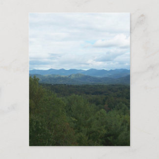 Cartão Postal Montanhas Blue Ridge - NC