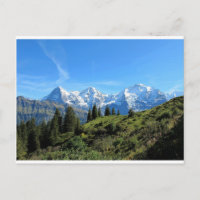 Montanhas bonitas majestosas da suiça