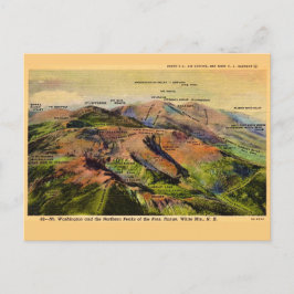 Cartão Postal Montanhas Brancas de New Hampshire