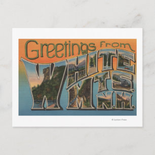 Cartão Postal Montanhas brancas, New Hampshire