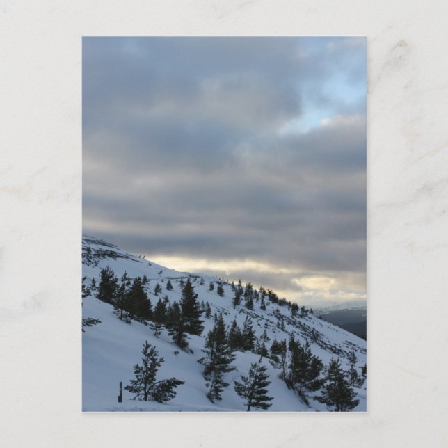 Cartão Postal Montanhas Cairngorm (Frente)