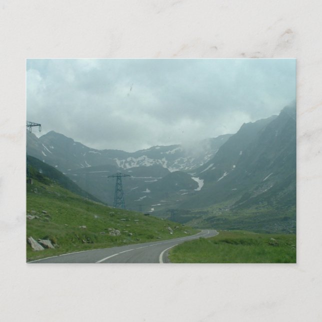 Cartão Postal Montanhas Cárpticas (Frente)