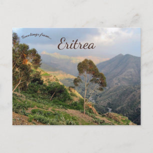 Cartão Postal Montanhas da Eritreia África