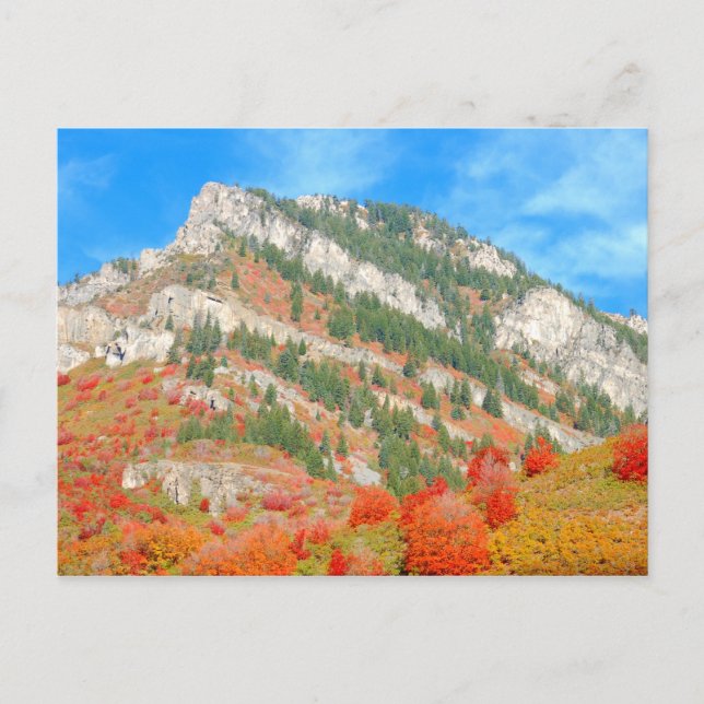 Cartão Postal Montanhas da Frente de Wasatch, Utah (Frente)