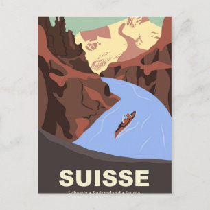 Cartão Postal Montanhas de suiça