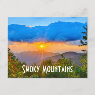Cartão Postal Montanhas do enfumaçado