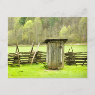 Cartão Postal Montanhas do enfumaçado Fora da Fotografia do Via