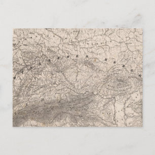 Cartão Postal Montanhas e rios da Europa
