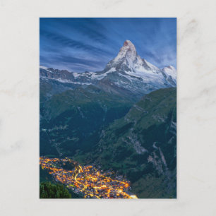Cartão Postal Montanhas   Matterhorn, Zermatt, Alpes Suíços