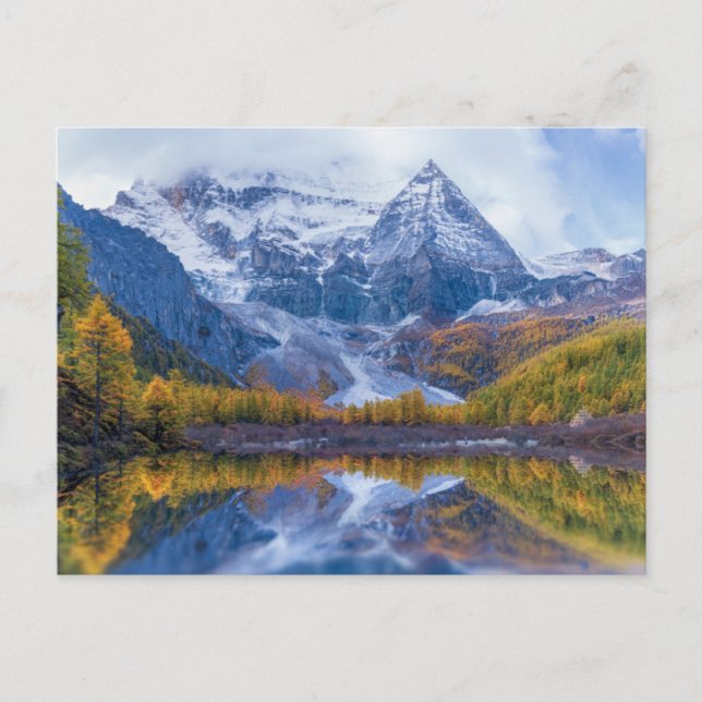 Cartão Postal Montanhas | Montanhas do Himalaia, China (Frente)