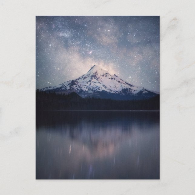 Cartão Postal Montanhas | Mt. Hood Portland, Oregon (Frente)