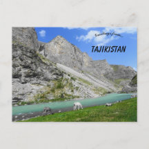 Montanhas no Tajiquistão
