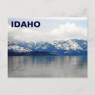 Cartão Postal Montanhas Pelo Lago