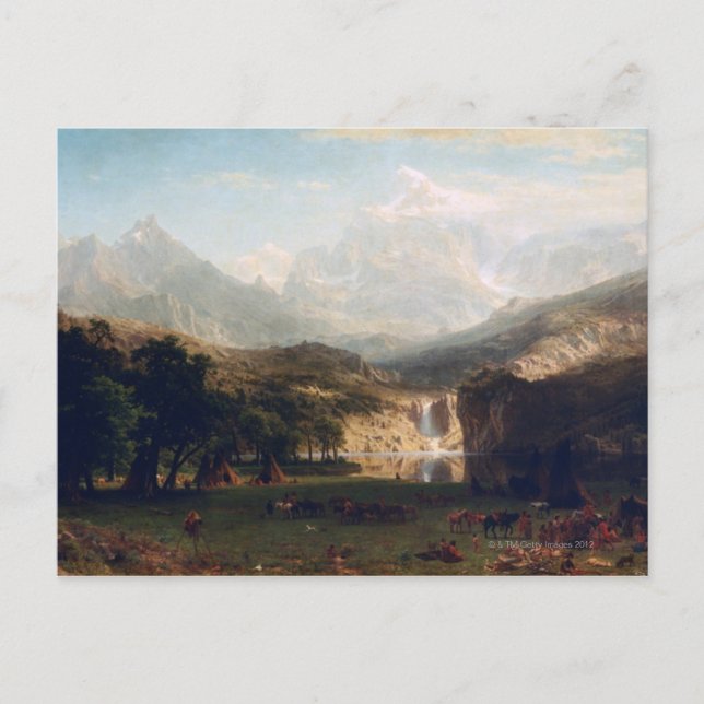Cartão Postal Montanhas Rochosas (Frente)