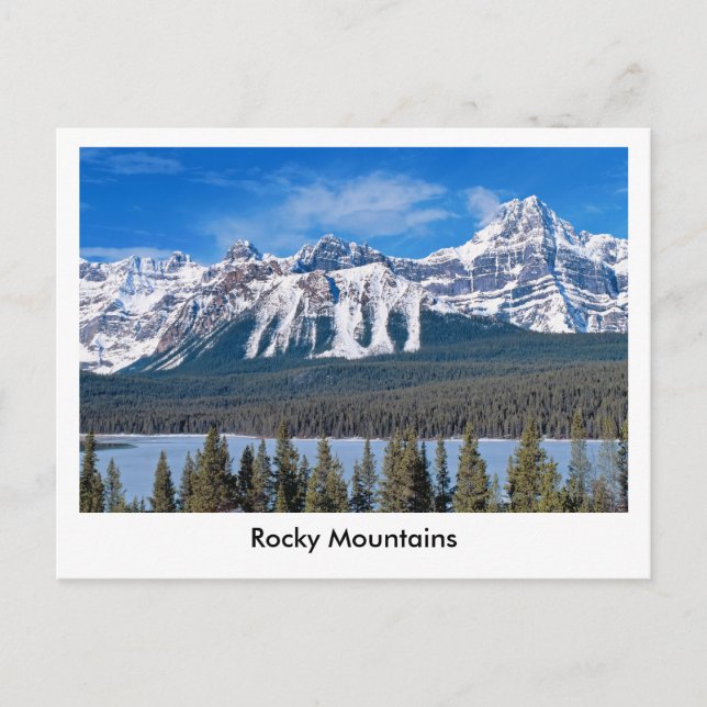 Cartão Postal Montanhas Rochosas (Frente)