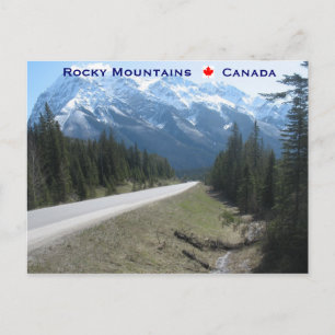 Cartão Postal Montanhas Rocky Canada