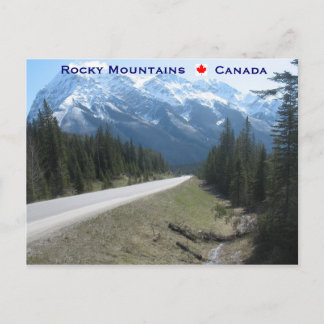 Cartão Postal Montanhas Rocky Canada
