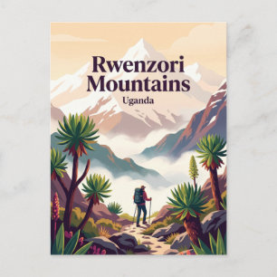 Cartão Postal Montanhas Rwenzori Uganda