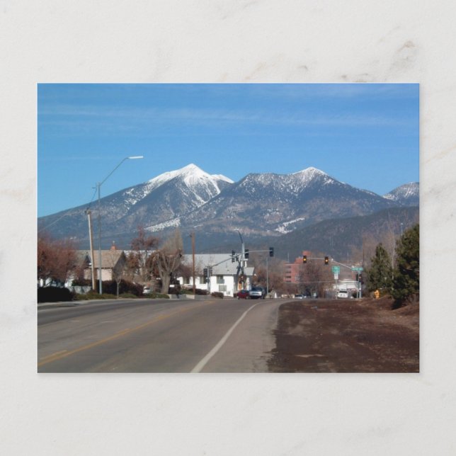 Cartão Postal Montanhas San Fransisco Olhando Através Do Flagsta (Frente)