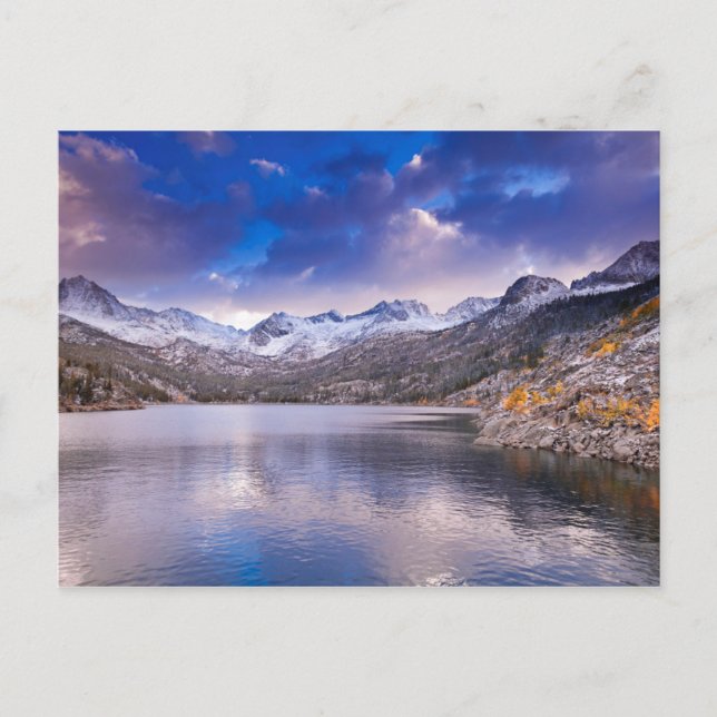 Cartão Postal Montanhas Sierra Nevada, Outono, CA (Frente)