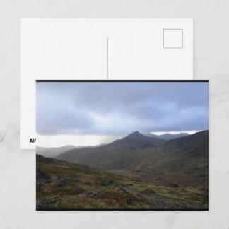 Cartão Postal Montanhas Snowdonia