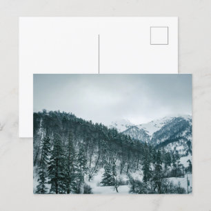 Cartão Postal Montanhas Snowy na Geórgia