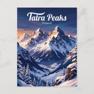 Cartão Postal Montanhas Tatra Polônia