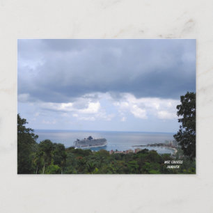 Cartão Postal Montanhtop View do MSC na Jamaica