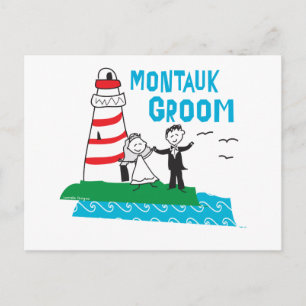 Cartão Postal Montauk Groom Gifts