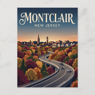 Cartão Postal Montclair Nova Jérsei