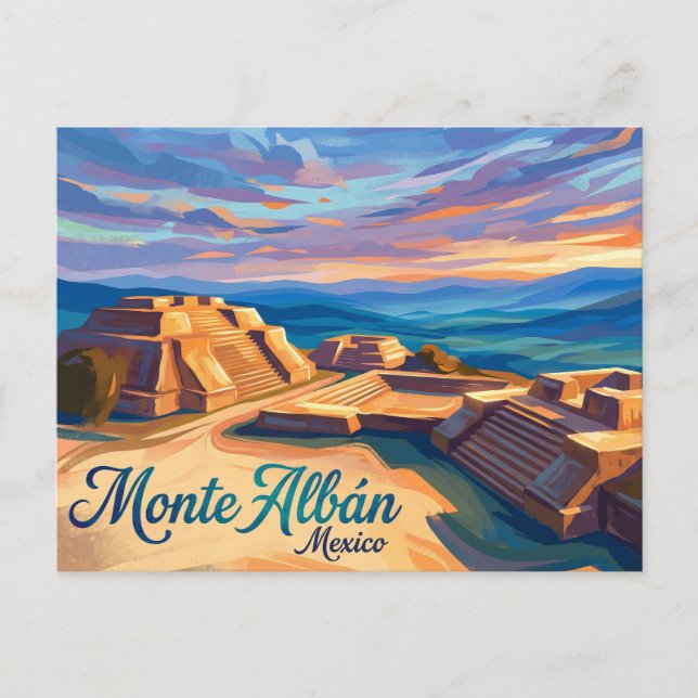 Cartão Postal Monte Albán México (Frente)