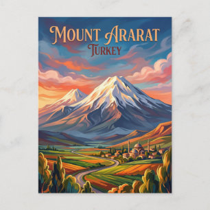 Cartão Postal Monte Ararate Turquia