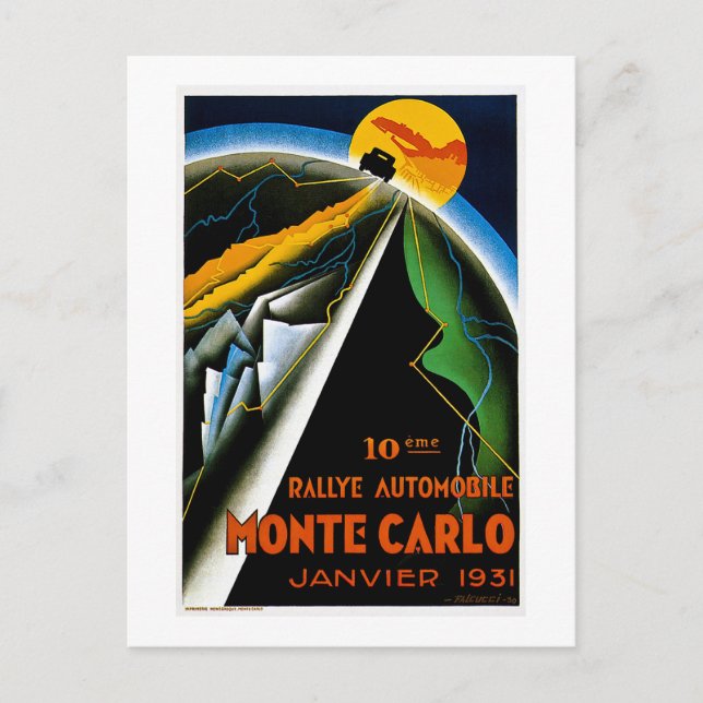 Cartão Postal Monte Carlo 1931 (Frente)