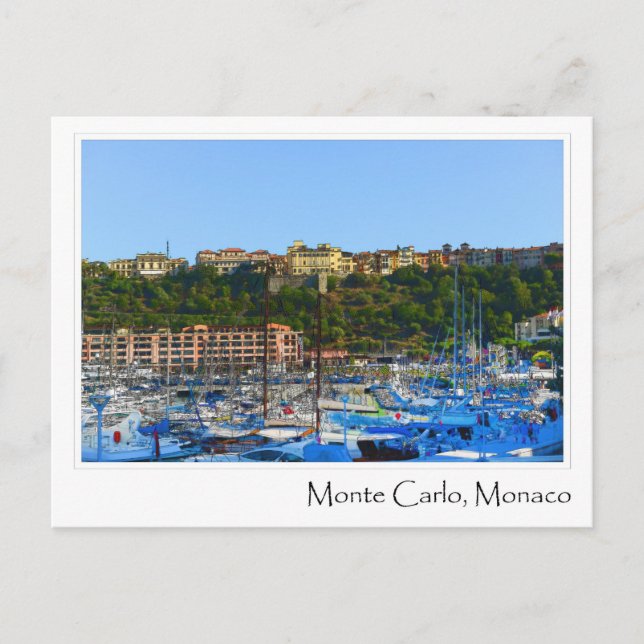 Cartão Postal Monte - Carlo Monaco (Frente)
