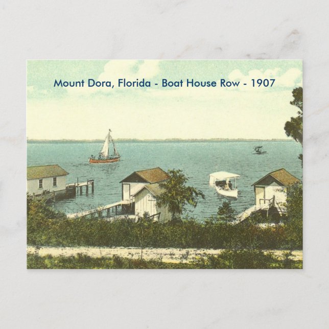 Cartão Postal Monte Dora, Fl - Linha da Casa de Barcos - 1907 (Frente)
