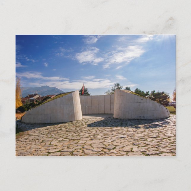 Cartão Postal Monte dos Invencíveis, Prilep, Macedônia (Frente)