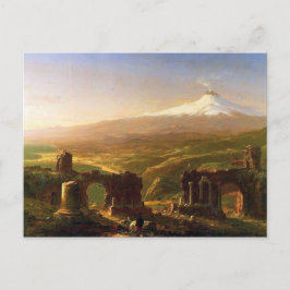 Cartão Postal Monte Etna de Taormina, Ruínas do Vulcão