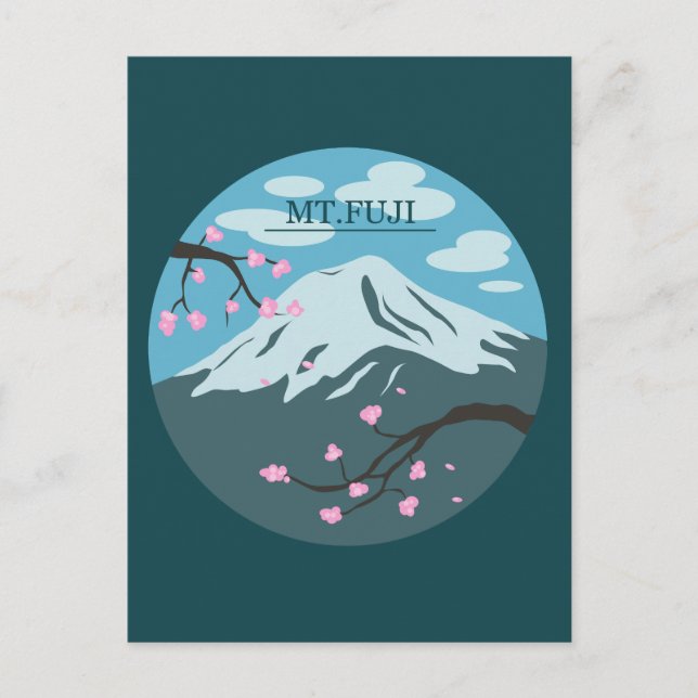 Cartão Postal Monte Fuji (Frente)