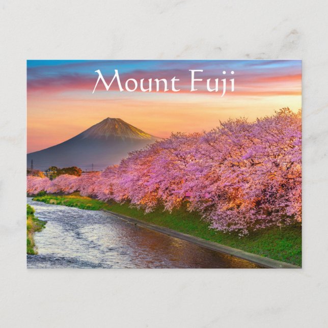 Cartão Postal Monte Fuji Japão (Frente)