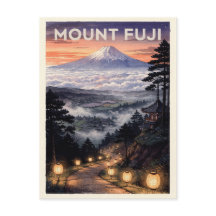 Monte Fuji Japão Vintage