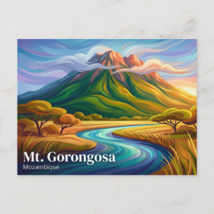 Cartão Postal Monte Gorongosa Moçambique