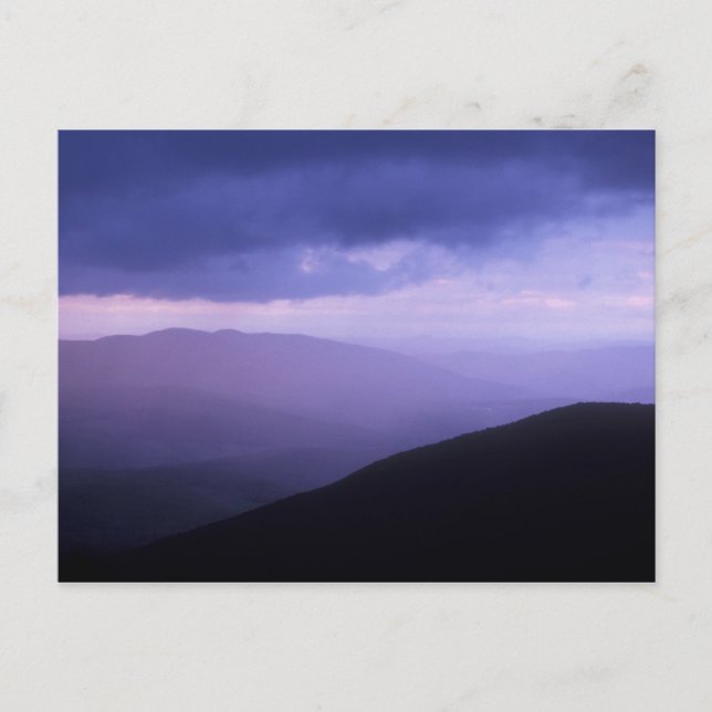 Cartão Postal Monte Greylock Evening Storm Berkshires (Frente)
