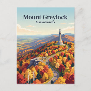Cartão Postal Monte Greylock Massachusetts
