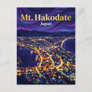 Cartão Postal Monte Hakodate Japão
