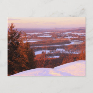 Cartão Postal Monte Holyoke Winter Evening
