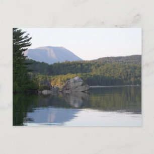 Cartão Postal Monte Katahdin do Lago Rainbow