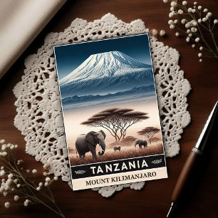 Cartão Postal Monte Kilimanjaro Safari – Viagens Clássicas pela 