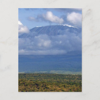 Cartão Postal Monte Kilimanjaro Tanzânia Landmark Landscapes